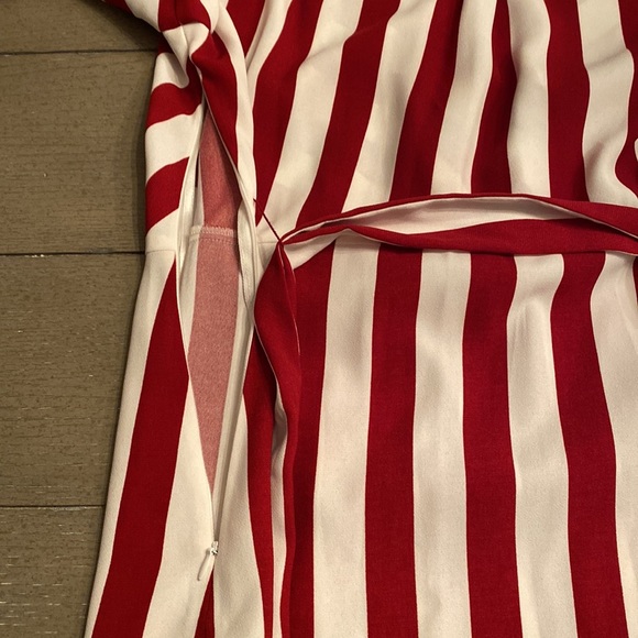 Red Stripes Midi-Dress - Picture 5 of 6